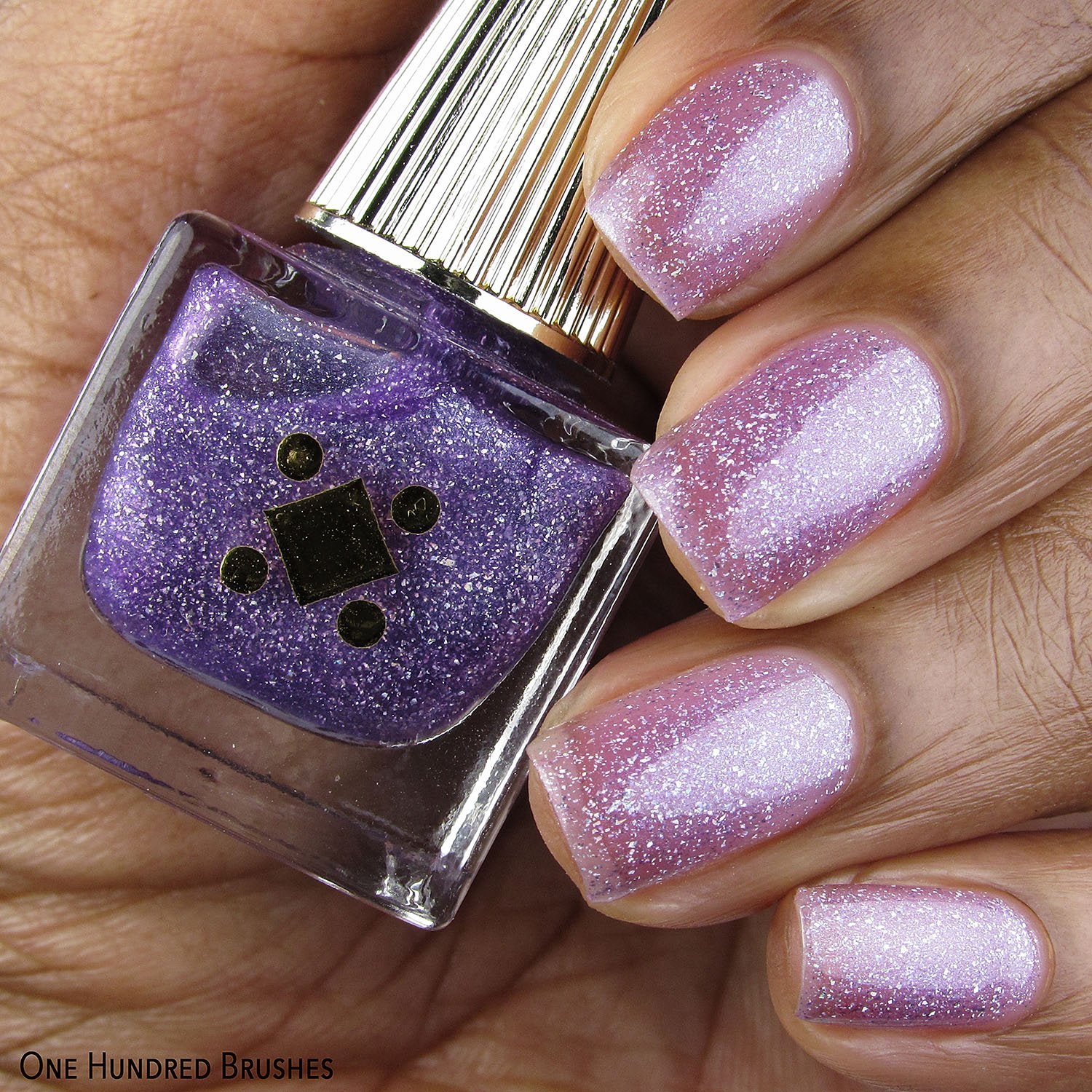 Cute But Pyscho Swatch Purple Sparkly Polish