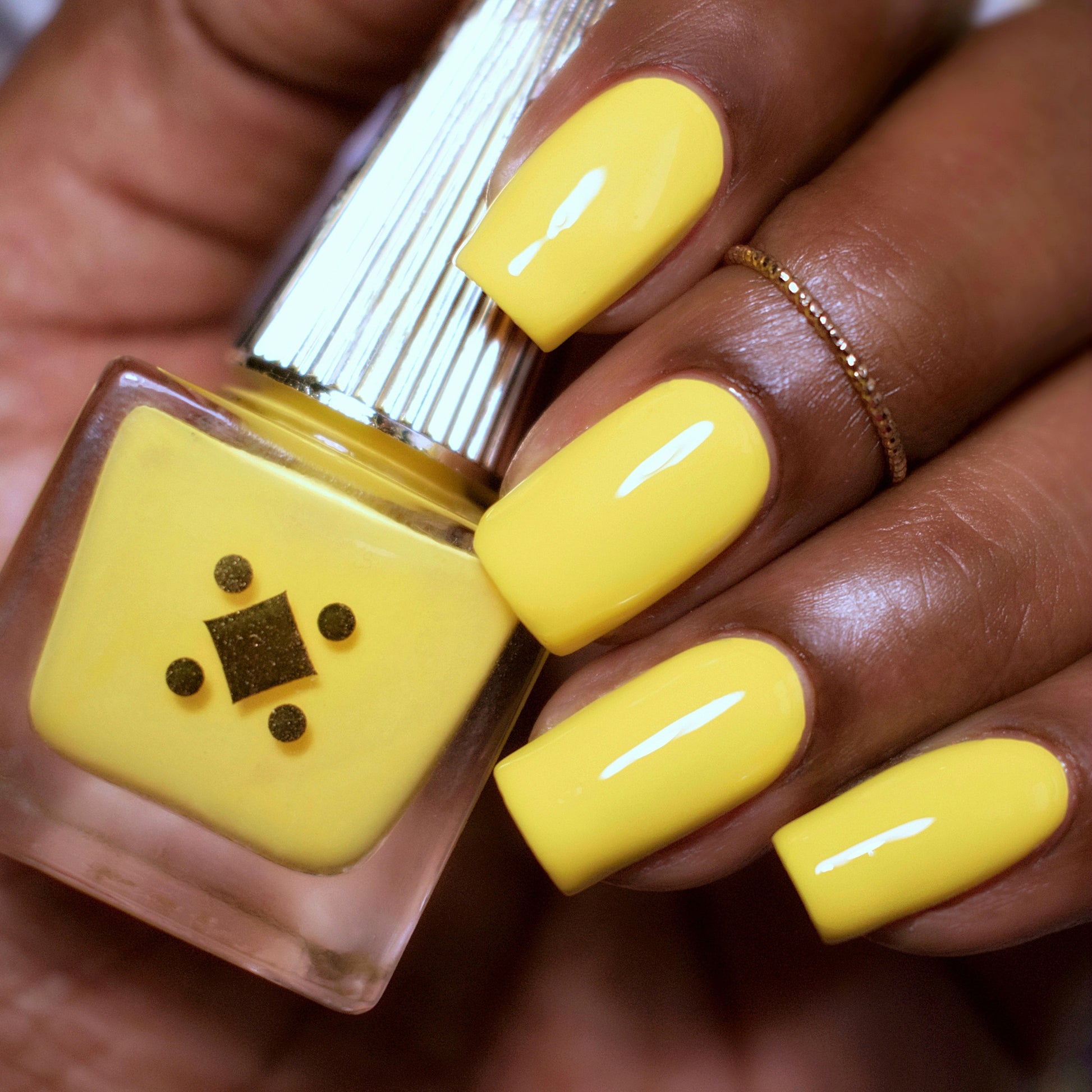 TEQUILA SUNRISE -  canary yellow crème nail lacquer by Deco Miami